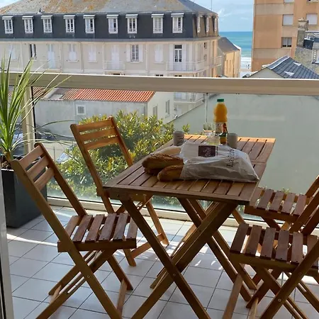 Le Kifanlo - Appartement Avec Une Grande Terrasse Vue Mer Et Plage A 100 M Les Sables-dʼOlonne Exterior foto